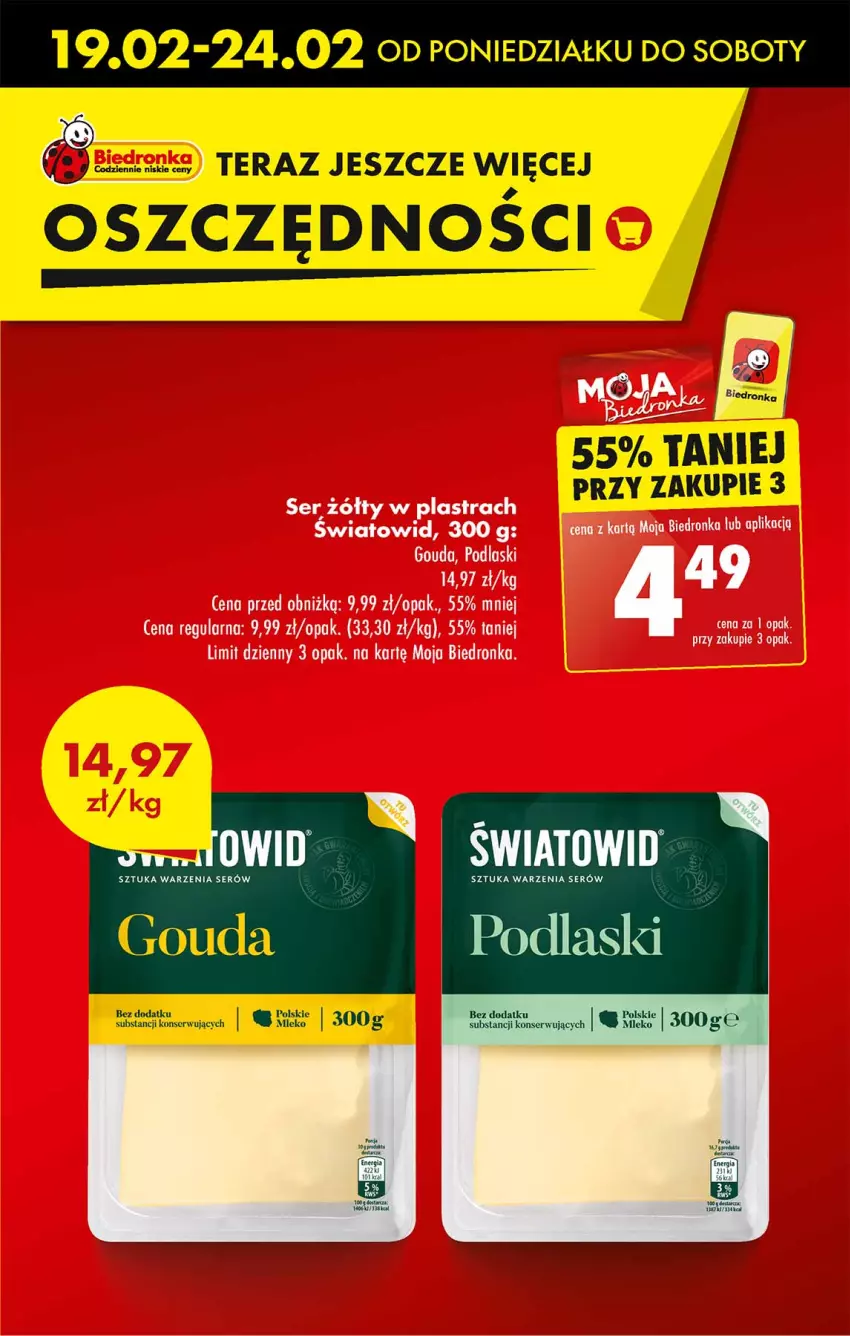 Gazetka promocyjna Biedronka - Od poniedzialku - ważna 19.02 do 24.02.2024 - strona 7 - produkty: Acer, Dron, Gouda, Nokia, Podlaski, Ser, Tera