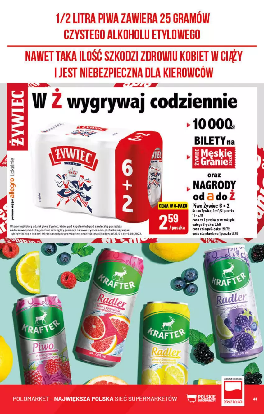 Gazetka promocyjna PoloMarket - Gazetka pomocyjna - ważna 22.06 do 28.06.2022 - strona 41 - produkty: Gry, Piwo