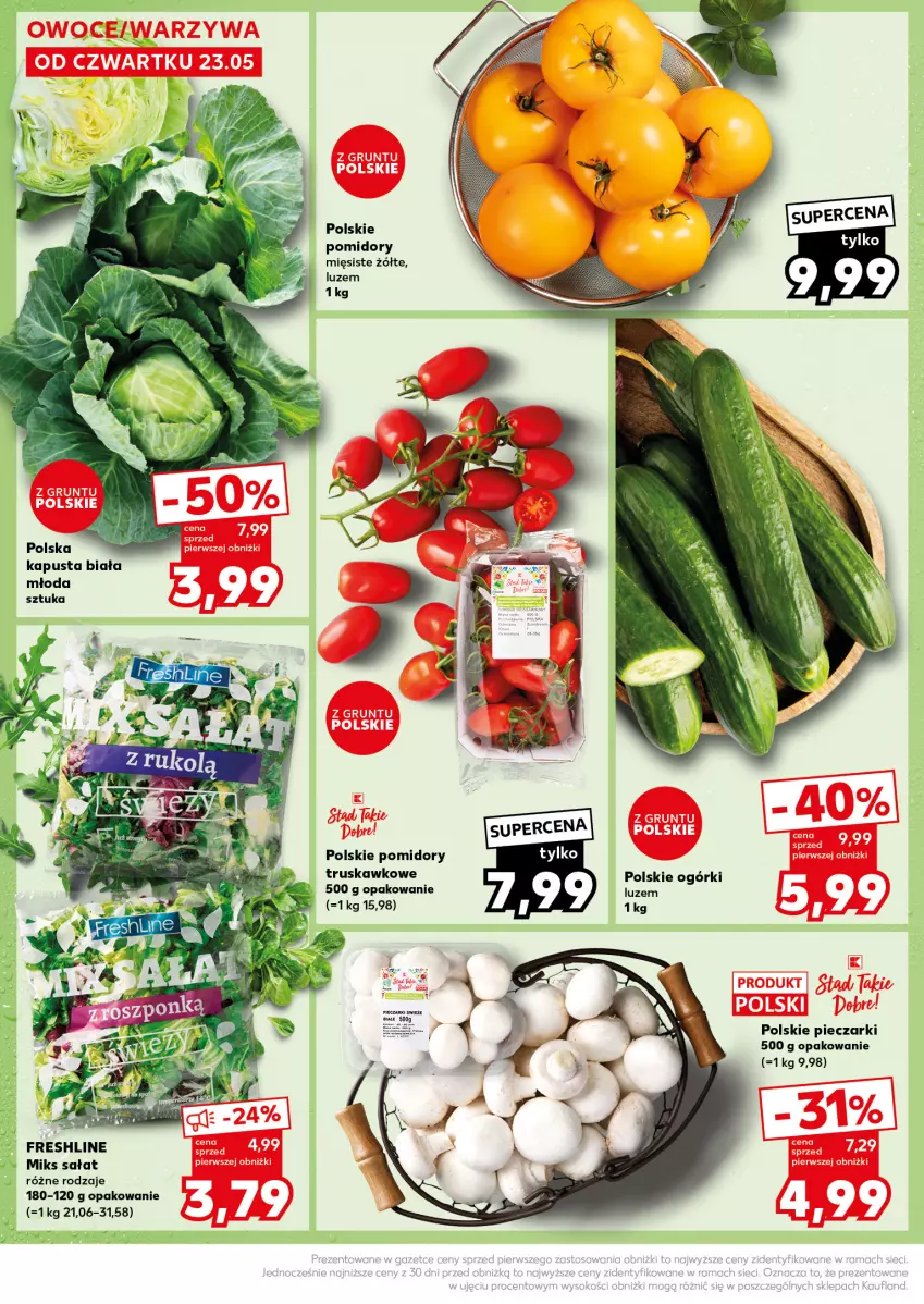 Gazetka promocyjna Kaufland - Kaufland - ważna 27.05 do 28.05.2024 - strona 14 - produkty: Piec, Pomidory, Por, Sałat