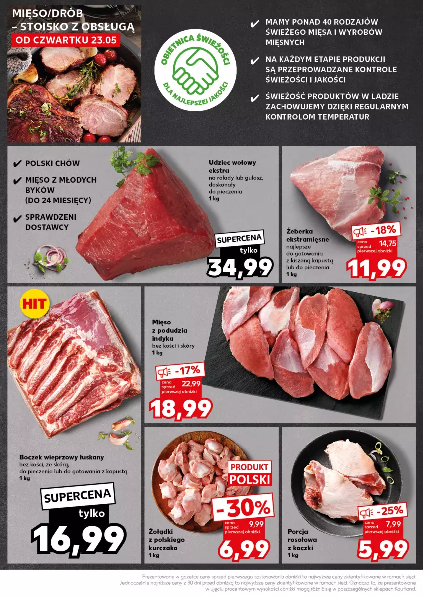 Gazetka promocyjna Kaufland - Kaufland - ważna 27.05 do 28.05.2024 - strona 18 - produkty: Boczek, Boczek wieprzowy, Kapustą, Kurczak, Mięso, Piec, Por, Udziec wołowy