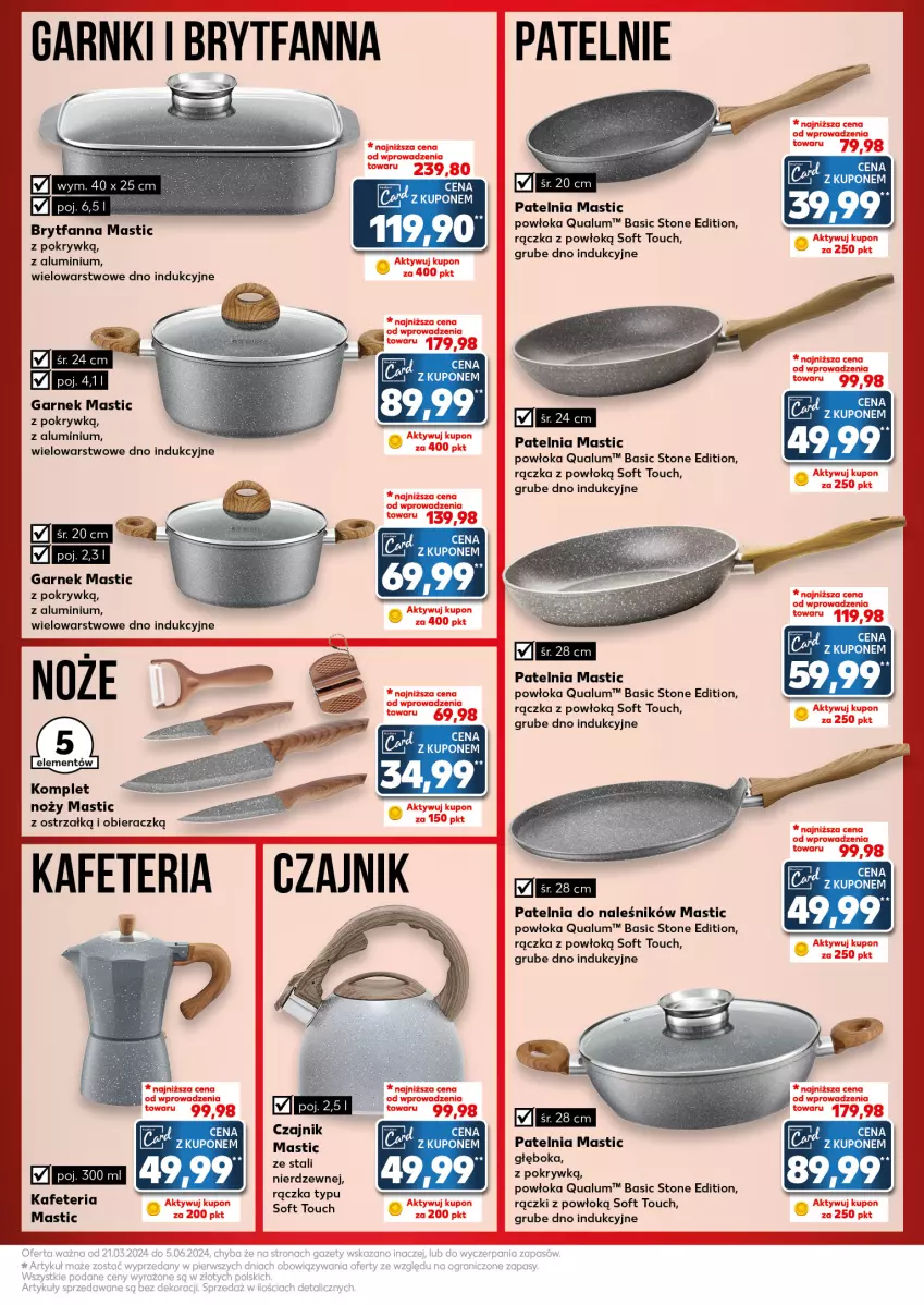 Gazetka promocyjna Kaufland - Kaufland - ważna 27.05 do 28.05.2024 - strona 21 - produkty: Czajnik, Fa, Garnek, Noż, Patelnia