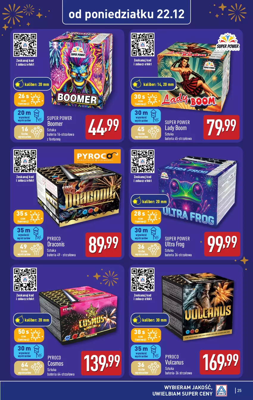 Gazetka promocyjna Aldi - Pełna oferta - ważna 22.12 do 27.12.2025 - strona 25 - produkty: Bateria, Sok, Strzałów