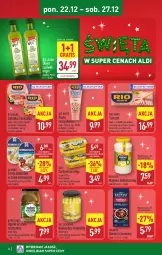 Gazetka promocyjna Aldi - Pełna oferta - Gazetka - ważna od 27.12 do 27.12.2025 - strona 14 - produkty: Majonez, Sałatka, All Seasons, Krakus, Sos, Gin, Gra, Rio Mare, Bell, Runoland, Sardynki, Sałat, Tuńczyk, Oliwa z oliwek, Bella, Olej, Kukurydza