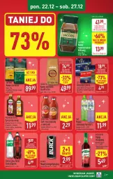 Gazetka promocyjna Aldi - Pełna oferta - Gazetka - ważna od 27.12 do 27.12.2025 - strona 21 - produkty: Earl Grey, Dawtona, Kawa rozpuszczalna, Sok, Gin, Gra, Kawa ziarnista, Brit, Kawa, Coca-Cola, Herbata czarna, Lack, Syrop, Fanta, Lavazza, Jacobs, Sprite, Herbata, Napój, Herbapol, Fa