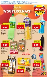 Gazetka promocyjna Lidl - GAZETKA - Gazetka - ważna od 14.11 do 14.11.2021 - strona 27 - produkty: Sok, Mus, Gra, Napój energetyczny, Oleofarm, Lemoniada, Granat, Ananas, Napoje, Plecak, D-Vitum, Napój izotoniczny, Tymbark, Limonka, Oshee, Napój, Oleo, Fa