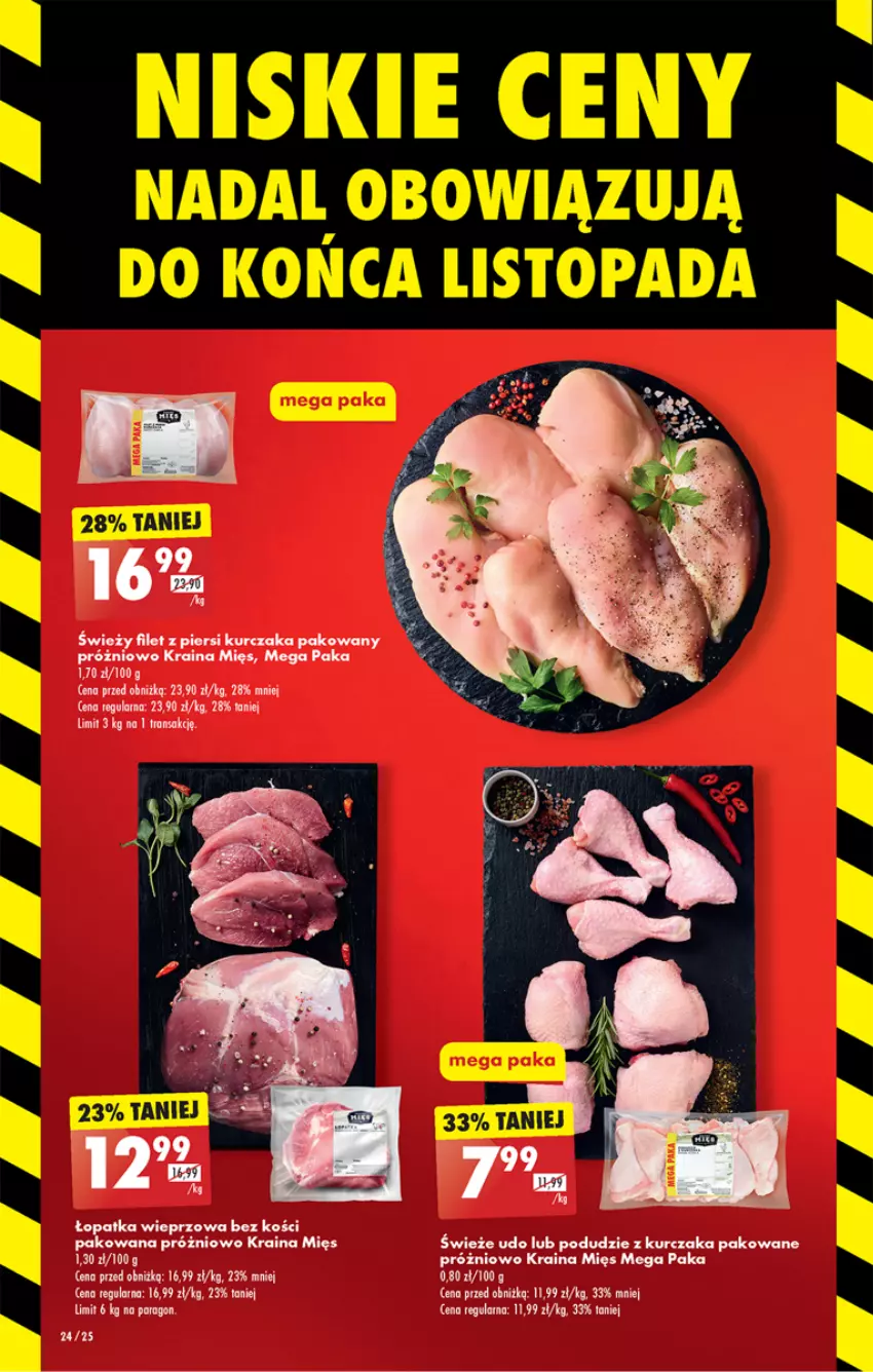 Gazetka promocyjna Biedronka - Od poniedzialku - ważna 06.11 do 11.11.2023 - strona 26 - produkty: Filet z piersi kurczaka, Kurczak, Podudzie z kurczaka, Tran