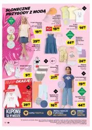 Gazetka promocyjna Carrefour - Gazetka Letnie trendy - Gazetka - ważna od 13.05 do 13.05.2023 - strona 10 - produkty: Spódnica, Top, Spodnie jeans, T-shirt, Dzieci, Figi, Spodnie, Sukienka, Piżama, Fa