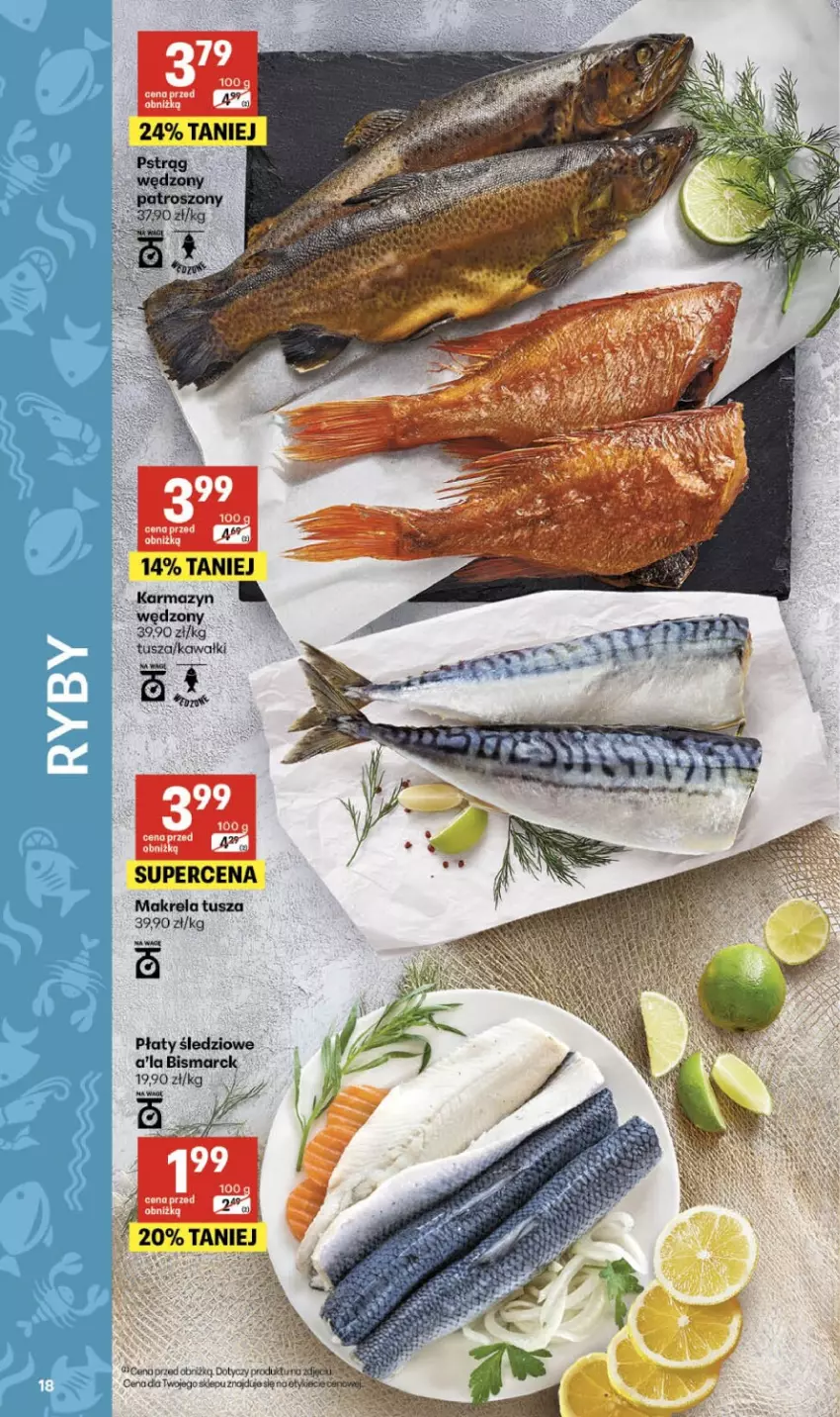 Gazetka promocyjna Delikatesy Centrum - Franczyza DC26 Czwartek - ważna 25.06 do 01.07.2026 - strona 18 - produkty: Karmazyn wędzony, Kawa, Płaty śledziowe, Tusz