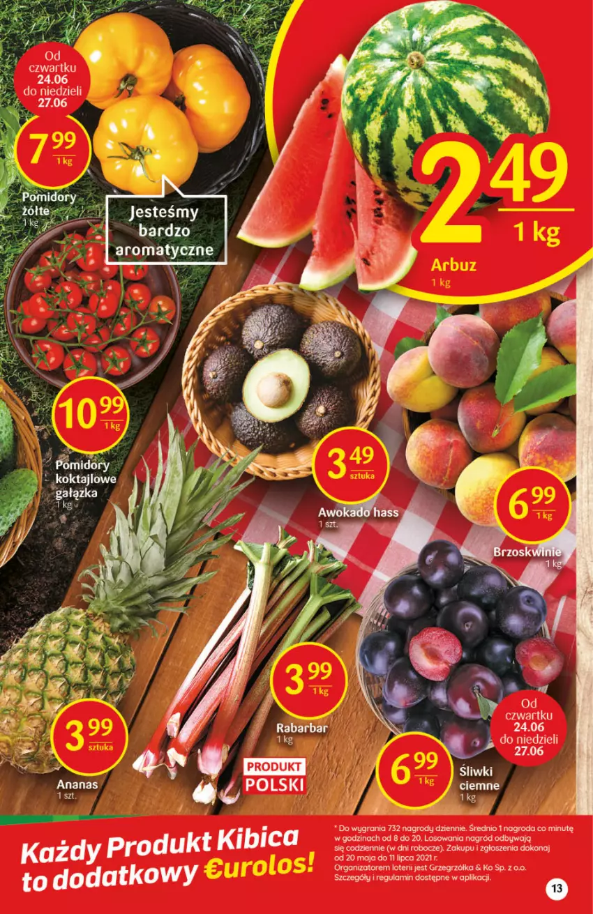 Gazetka promocyjna Delikatesy Centrum - Gazetka Delikatesy Centrum - ważna 24.06 do 30.06.2021 - strona 13 - produkty: Ananas, Gra