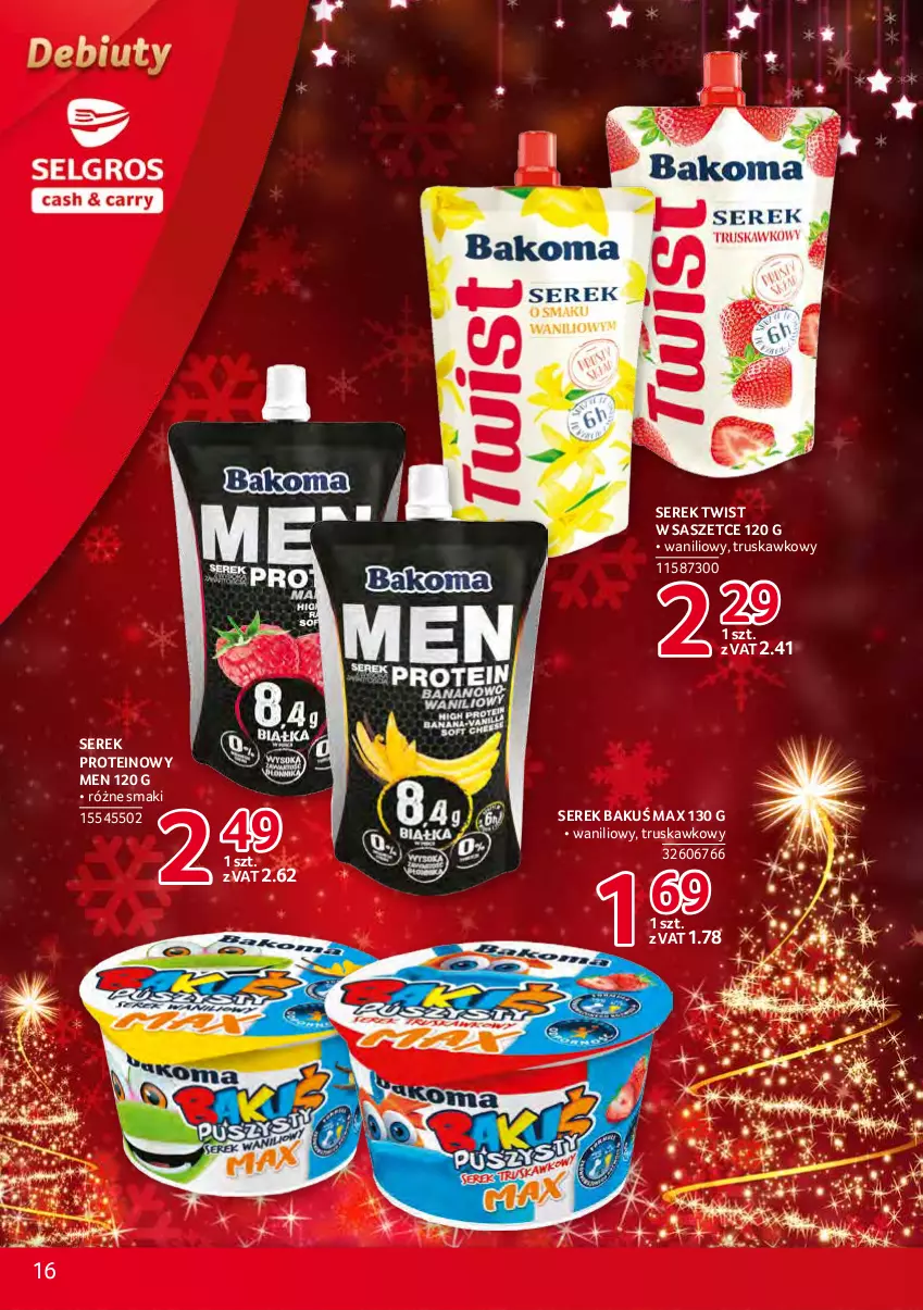 Gazetka promocyjna Selgros - Debiuty w Selgros - ważna 02.12 do 15.12.2021 - strona 16 - produkty: Ser, Serek