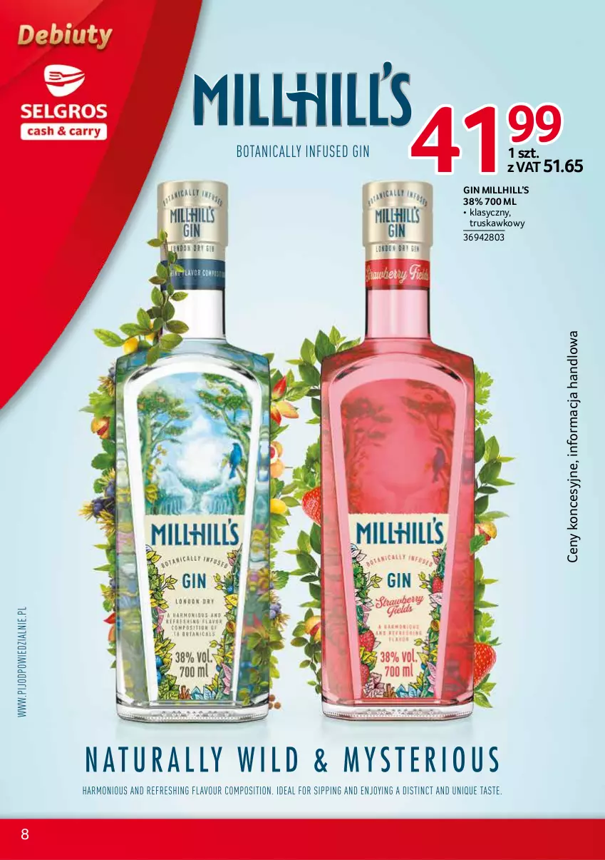 Gazetka promocyjna Selgros - Debiuty w Selgros - ważna 02.12 do 15.12.2021 - strona 8 - produkty: Gin