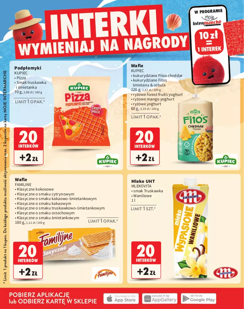 Gazetka promocyjna Intermarche - Gazetka Intermarche - ważna 02.07 do 02.09.2026 - strona 6 - produkty: Cebula, Cheddar, Fa, Kakao, Kokos, Kupiec, Mango, Mleko, Mlekovita, Piec, Pizza, Ryż, Wafle