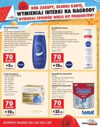 Gazetka promocyjna Intermarche - Gazetka Intermarche - Gazetka - ważna od 02.09 do 02.09.2026 - strona 21 - produkty: Krem do twarzy, Gin, Dezodorant, Tablet, Sati, Lack, L’Oréal, Somat, Zmywarki, Tabletki do zmywarki, Nivea, Control