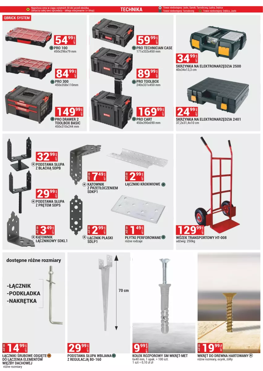 Gazetka promocyjna Merkury Market - ważna 02.05 do 31.05.2024 - strona 24 - produkty: BIC, Cynk, Dźwig, LG, Podkład, Podkładka, Por, Sport, Tran, Wkręt, Wózek, Wózek transportowy