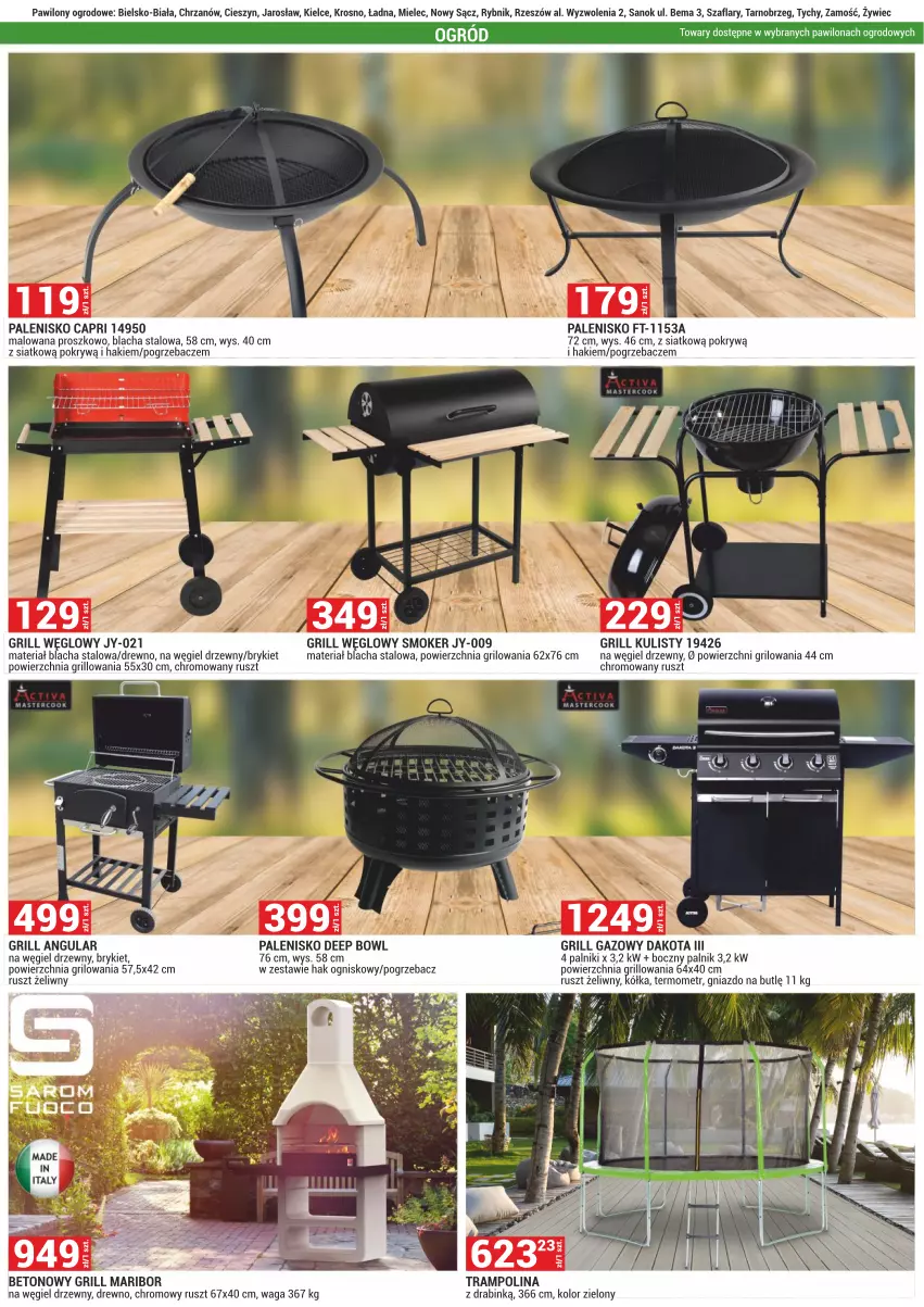 Gazetka promocyjna Merkury Market - ważna 02.05 do 31.05.2024 - strona 9 - produkty: Chrzan, Grill, Grill gazowy, Palenisko, Termometr, Waga, Węgiel drzewny