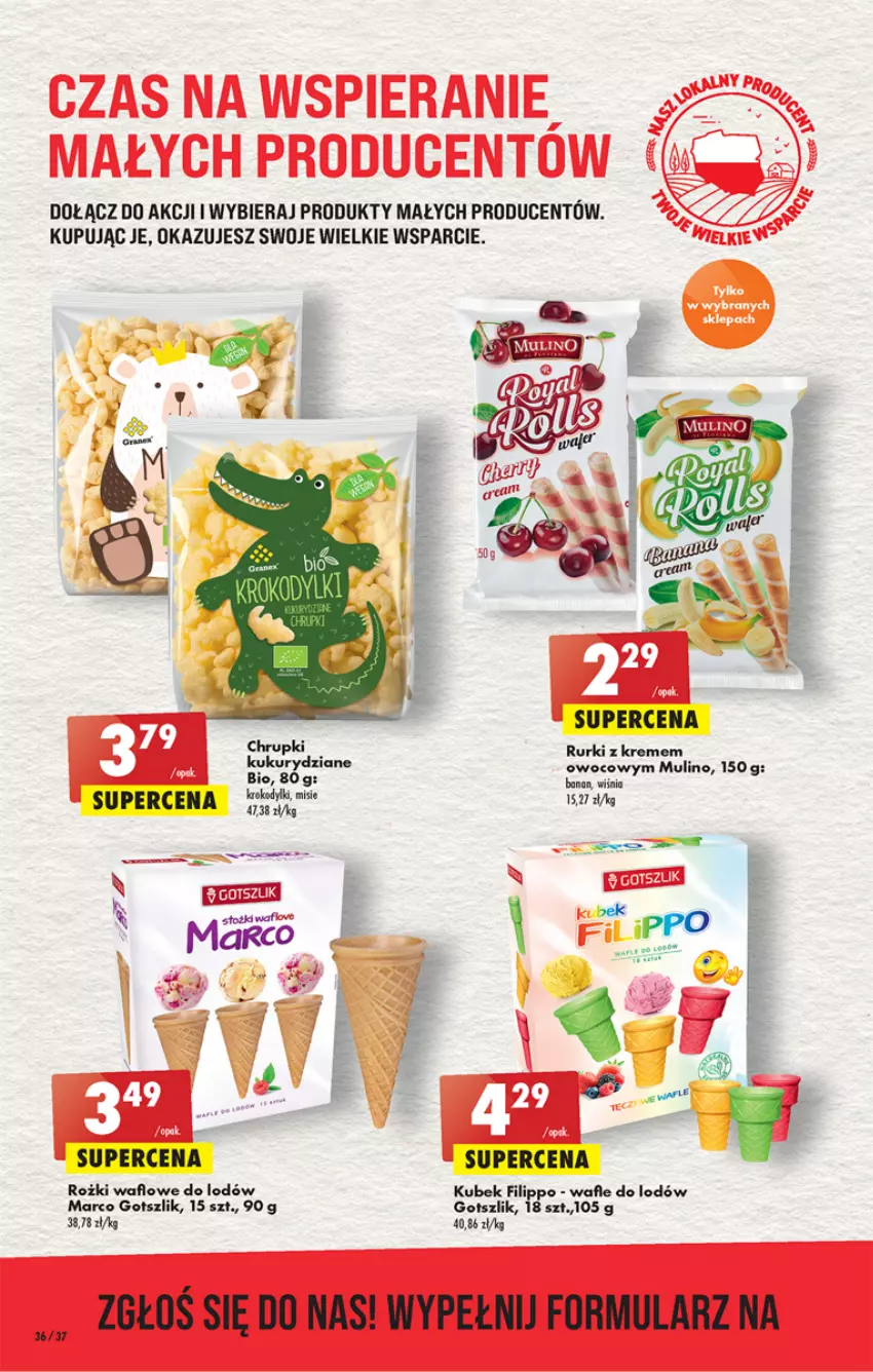 Gazetka promocyjna Biedronka - W tym tygodniu - ważna 11.08 do 17.08.2022 - strona 36 - produkty: Kubek, Rurki, Wafle, Wafle do lodów