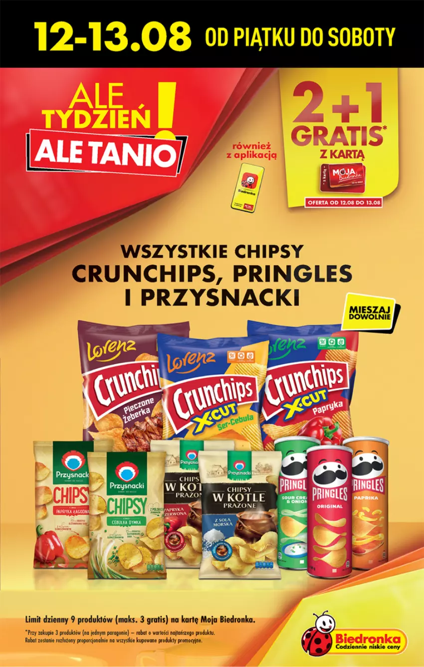 Gazetka promocyjna Biedronka - W tym tygodniu - ważna 11.08 do 17.08.2022 - strona 7 - produkty: Chipsy, Crunchips, Dron, Gra, Por, Pringles, Przysnacki