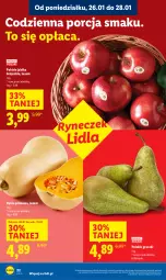 Gazetka promocyjna Lidl - GAZETKA - Gazetka - ważna od 28.01 do 28.01.2026 - strona 22 - produkty: Por, Gruszki, Jabłka