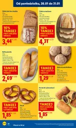 Gazetka promocyjna Lidl - GAZETKA - Gazetka - ważna od 28.01 do 28.01.2026 - strona 26 - produkty: Piec, Pasztecik z pieczarkami, Sok, Pieczarka, Chleb, Bułka
