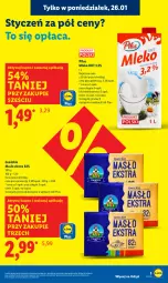 Gazetka promocyjna Lidl - GAZETKA - Gazetka - ważna od 28.01 do 28.01.2026 - strona 3 - produkty: Pilos, Masło, Mleko