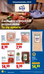 Gazetka promocyjna Lidl - GAZETKA - Gazetka - ważna od 28.01 do 28.01.2026 - strona 34 - produkty: Salami, Schab wieprzowy, Wędlina, Boczek