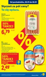 Gazetka promocyjna Lidl - GAZETKA - Gazetka - ważna od 28.01 do 28.01.2026 - strona 5 - produkty: Sos, Pur, Parówki, Parówki z szynki, PIKOK
