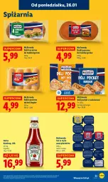 Gazetka promocyjna Lidl - GAZETKA - Gazetka - ważna od 28.01 do 28.01.2026 - strona 53 - produkty: Ketchup, Sos, Hot dog, Hamburger, Burger, Heinz