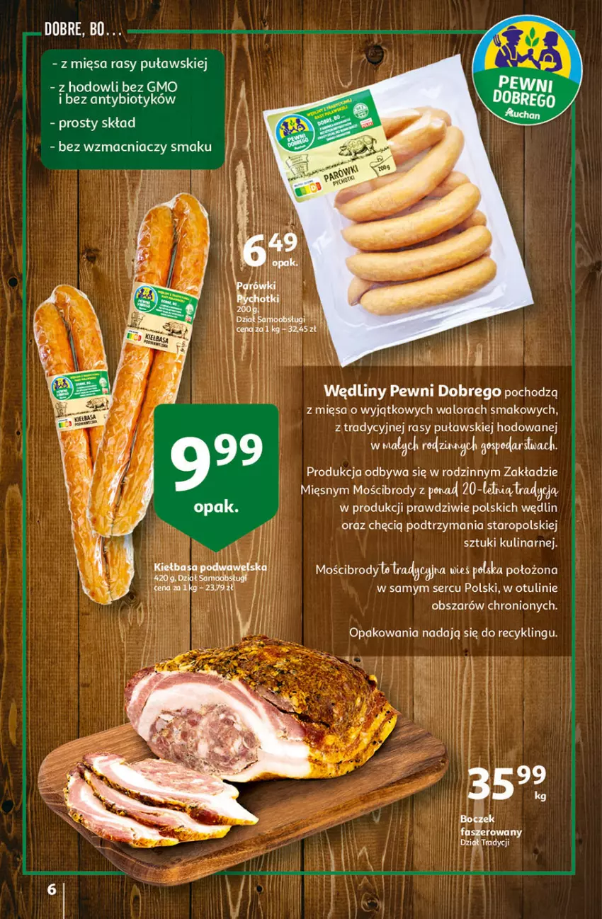 Gazetka promocyjna Auchan - Hiperoszczędzanie z aplikacją Auchan Hipermarkety - ważna 23.09 do 29.09.2021 - strona 6 - produkty: Boczek, Ser