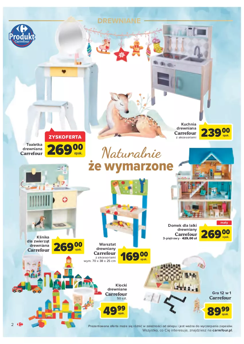 Gazetka promocyjna Carrefour - Gazetka Zabawki - ważna 02.11 do 26.11.2022 - strona 2 - produkty: Gra, Klocki, Kuchnia, Toaletka