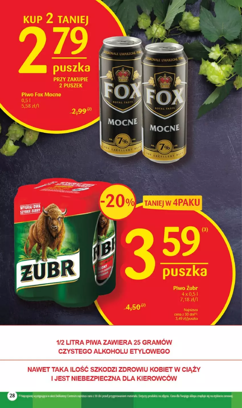 Gazetka promocyjna Delikatesy Centrum - Gazetka DC32 - ważna 17.08 do 23.08.2023 - strona 28 - produkty: Gra, Piec, Piwa, Rum