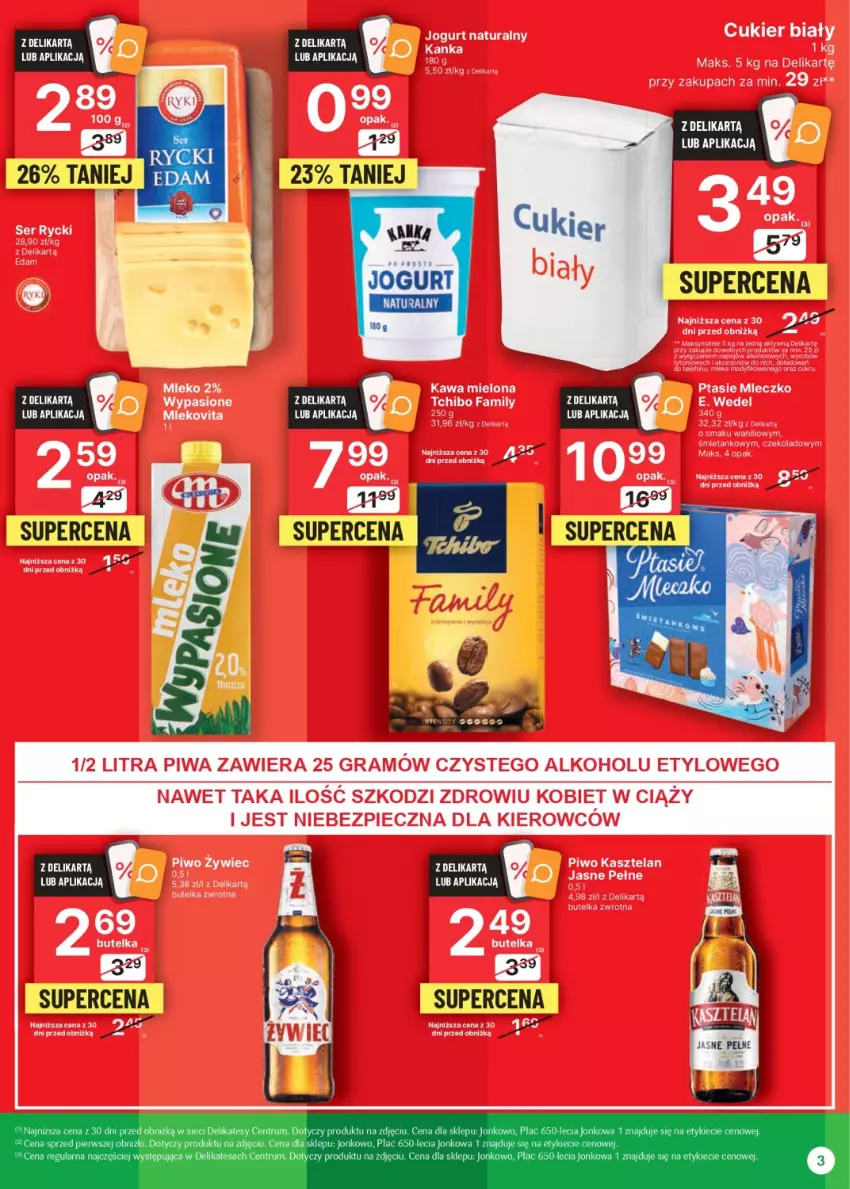 Gazetka promocyjna Delikatesy Centrum - Oferta specjalna Jonkowo 12-18.10.2023 - ważna 12.10 do 18.10.2023 - strona 3 - produkty: Jogurt, Piec, Rum