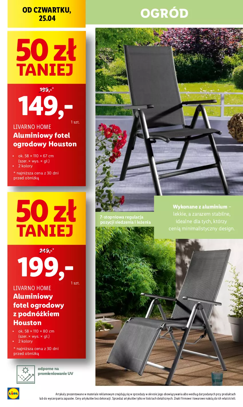 Gazetka promocyjna Lidl - GAZETKA - ważna 25.04 do 28.04.2024 - strona 16 - produkty: Fotel, Ivar, Ogród, Por, Top