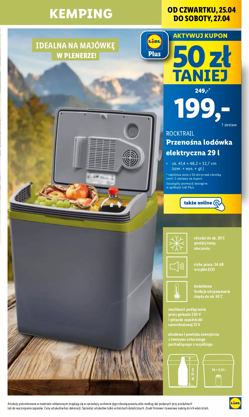 Gazetka promocyjna Lidl - GAZETKA - ważna 25.04 do 28.04.2024 - strona 17 - produkty: Lodówka