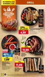 Gazetka promocyjna Lidl - GAZETKA - Gazetka - ważna od 28.04 do 28.04.2024 - strona 26 - produkty: Kiełbaski śląskie, Papryka, PIKOK, Kiełbasa głogowska, Grill, Kiełbasa, Gyros