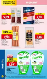 Gazetka promocyjna Lidl - GAZETKA - Gazetka - ważna od 28.04 do 28.04.2024 - strona 46 - produkty: Krakus, Por, Pur, Twaróg, Parówki, Parówki z indyka, Szynka, PIKOK, Pilos, Sport, Twaróg półtłusty, Kabanos