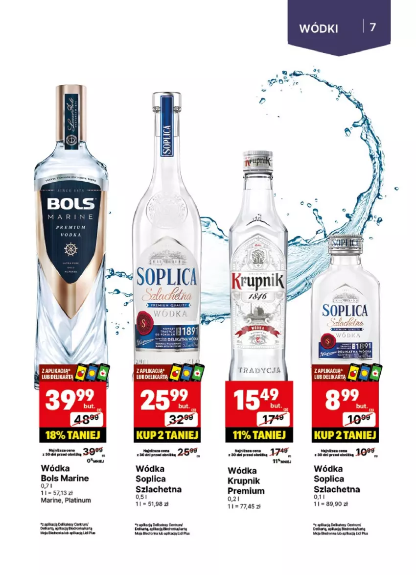 Gazetka promocyjna Delikatesy Centrum - DeliBarek DC43-DC44 - ważna 21.10 do 03.11.2024 - strona 7 - produkty: Bols, Dron, Krupnik, Orka, Rum, Sok, Soplica, Wódka