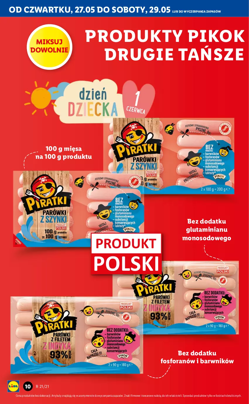 Gazetka promocyjna Lidl - GAZETKA - ważna 27.05 do 29.05.2021 - strona 10 - produkty: PIKOK