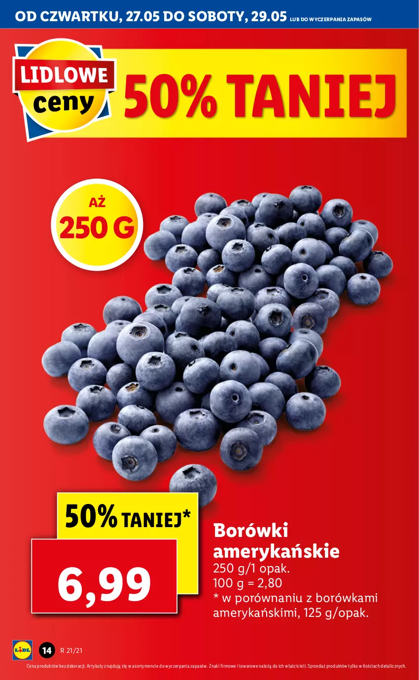 Gazetka promocyjna Lidl - GAZETKA - ważna 27.05 do 29.05.2021 - strona 14 - produkty: Borówka, Por