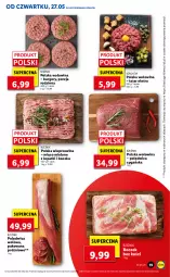 Gazetka promocyjna Lidl - GAZETKA - Gazetka - ważna od 29.05 do 29.05.2021 - strona 19 - produkty: Polędwica, Mięso mielone, Sok, Por, Polędwica wołowa, Sokołów, Wieprzowina, Boczek bez kości, Burger, Boczek, Wołowina, Mięso