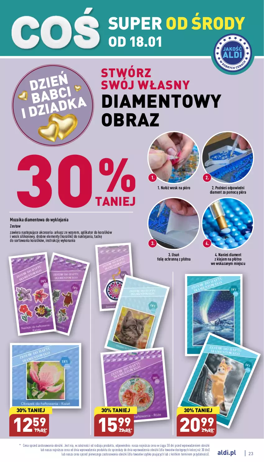 Gazetka promocyjna Aldi - Pełny katalog - ważna 16.01 do 21.01.2023 - strona 23 - produkty: Klej, Obraz