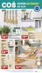 Gazetka promocyjna Aldi - Pełny katalog - Gazetka - ważna od 21.01 do 21.01.2023 - strona 21 - produkty: Makaron, Sok, Ser, Papier, Jogurt, Ociekacz, Ociekacz na sztućce, Stojak, Stół, Pojemnik, Ręcznik, Szczypce, Szklanka, Cedzak, Podkład