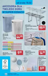 Gazetka promocyjna Aldi - Artykuły przemysłowe i tekstylia - Gazetka - ważna od 21.02 do 21.02.2026 - strona 6 - produkty: Ubrania, Papier, Buty, Wieszak, Biustonosz, Kosz, Suszarki, Suszarka, Suszarka na pranie, Mobil