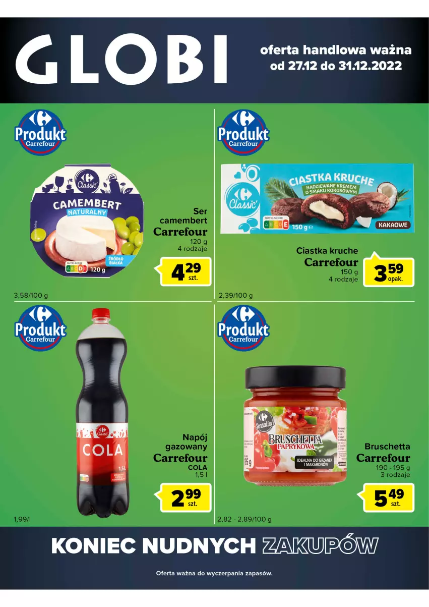 Gazetka promocyjna Carrefour - Gazetka Globi - ważna 27.12 do 31.12.2022 - strona 2 - produkty: Makaron