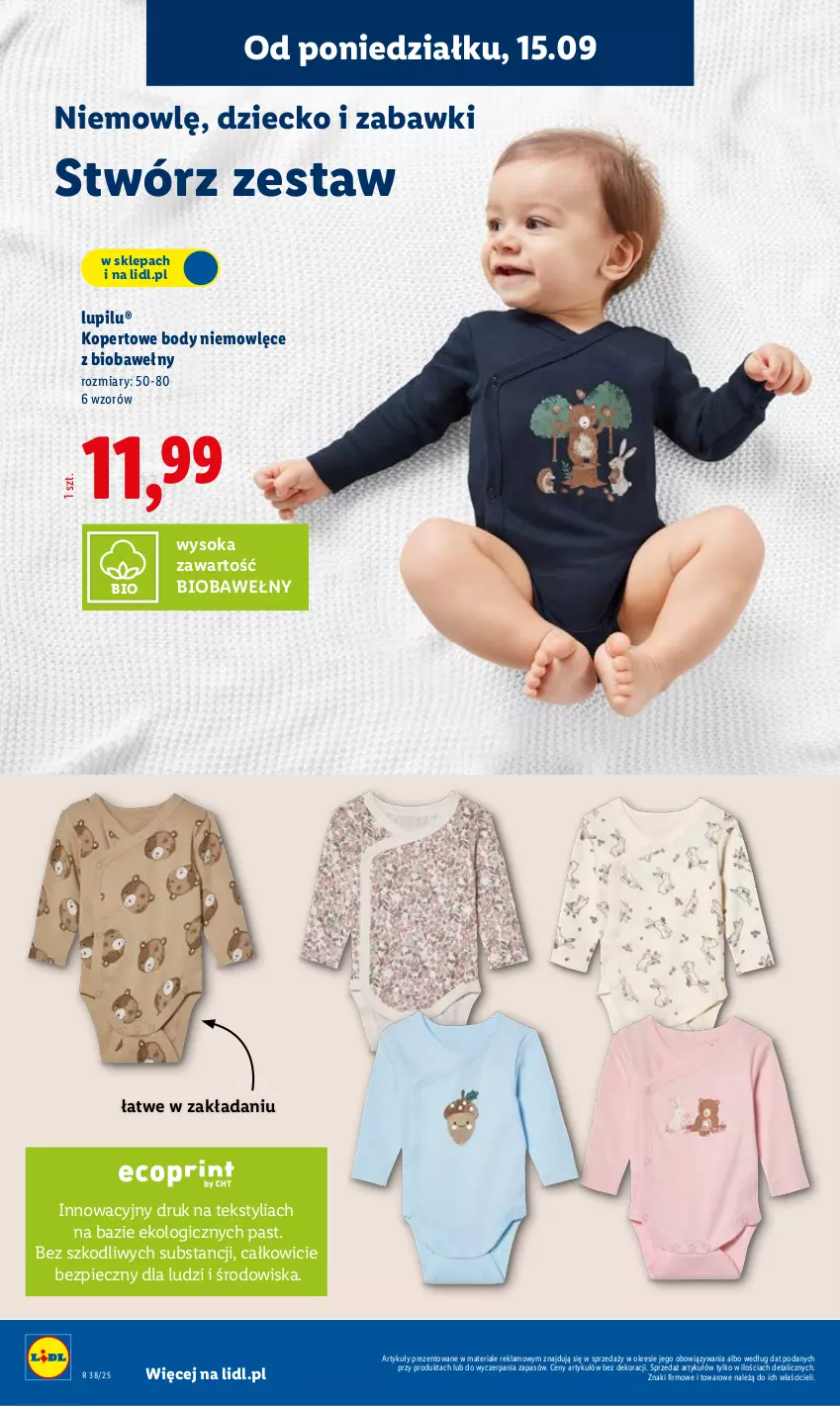 Gazetka promocyjna Lidl - GAZETKA - ważna 15.09 do 20.09.2025 - strona 22 - produkty: Body, Piec, Sok
