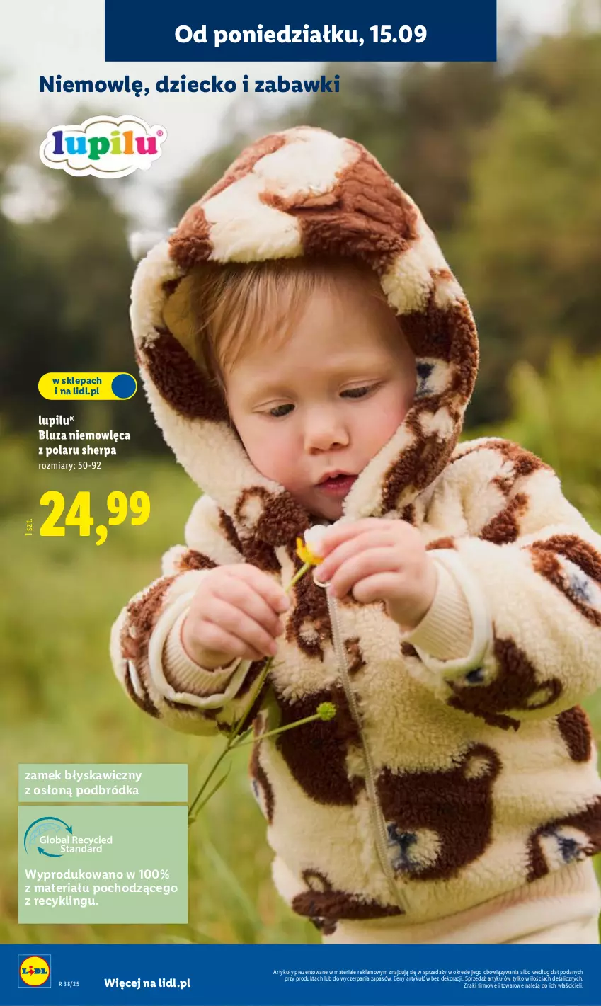 Gazetka promocyjna Lidl - GAZETKA - ważna 15.09 do 20.09.2025 - strona 24 - produkty: Bluza