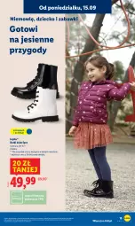 Gazetka promocyjna Lidl - GAZETKA - Gazetka - ważna od 20.09 do 20.09.2025 - strona 17 - produkty: Dzieci, Botki