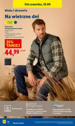 Gazetka promocyjna Lidl - GAZETKA - Gazetka - ważna od 20.09 do 20.09.2025 - strona 28 - produkty: Por, Finish, Kamizelka, Moda