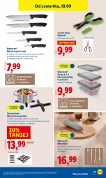 Gazetka promocyjna Lidl - GAZETKA - Gazetka - ważna od 20.09 do 20.09.2025 - strona 33 - produkty: Silvercrest, Ser, Noż, Ivar, Nożyczki, Nóż uniwersalny, Pojemnik, Mikser, Chleb