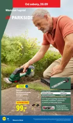 Gazetka promocyjna Lidl - GAZETKA - Gazetka - ważna od 20.09 do 20.09.2025 - strona 48 - produkty: Parkside, Ser, Noż, Nożyce, Walizka, Ogród, Akumulator