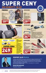 Gazetka promocyjna Aldi - Pełny katalog - Gazetka - ważna od 18.02 do 18.02.2023 - strona 32 - produkty: Piec, Piła płatnica, Garaż, Szlifierka, Zestaw narzędzi, Podkład, Fa